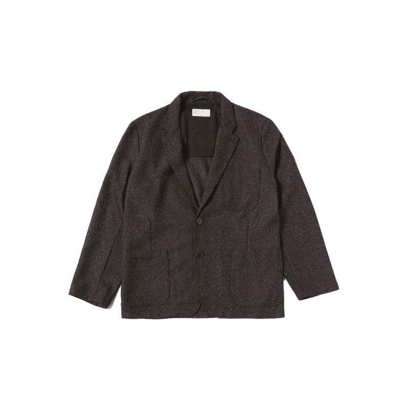 2 button jacket black