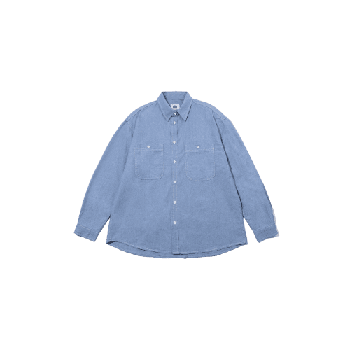 2 pocket denim shirt light blue