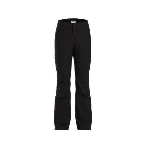 The Alessandra Pant by Halfdays, in classic black, is displayed on a white background, showcasing style and versatility.