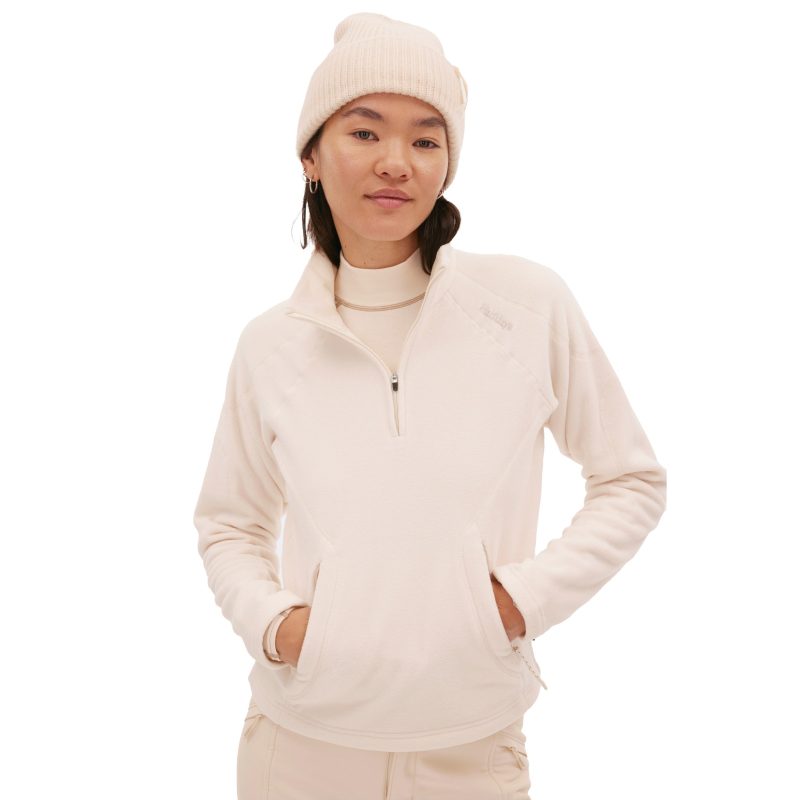 Bonnie Polartec Midlayer Oat Milk 01