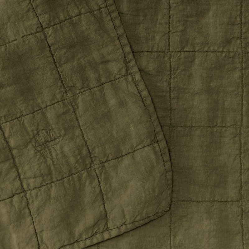 OLIVE QUILT DETAIL