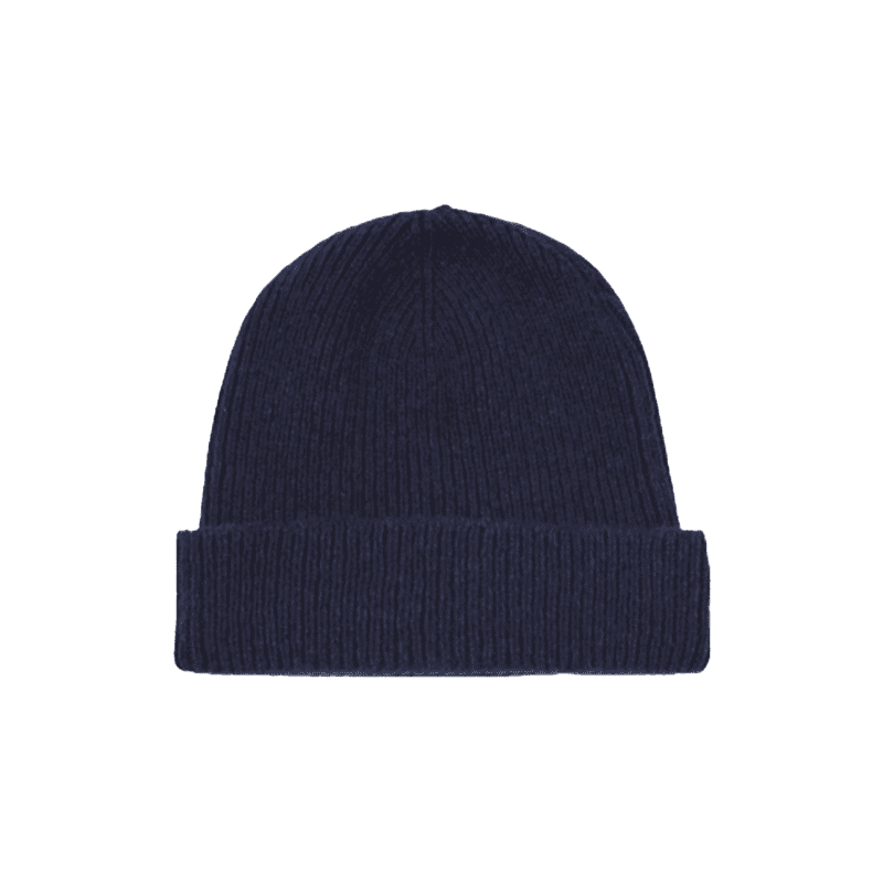 Wool Cashmere Watch Cap Navy