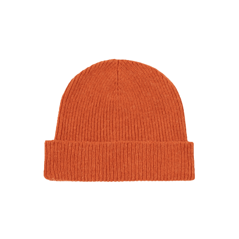 Wool Cashmere Watch Cap Orange