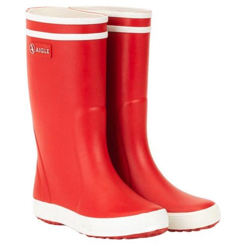 aigle kids footwear 24 0 k lolly pop rain boot red white 14076040511511