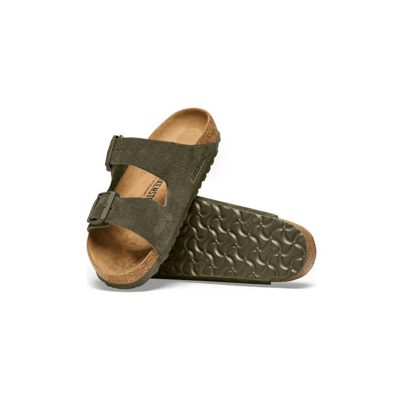 birkenstock fw23 m sandals arizona suede thyme 30800198926359