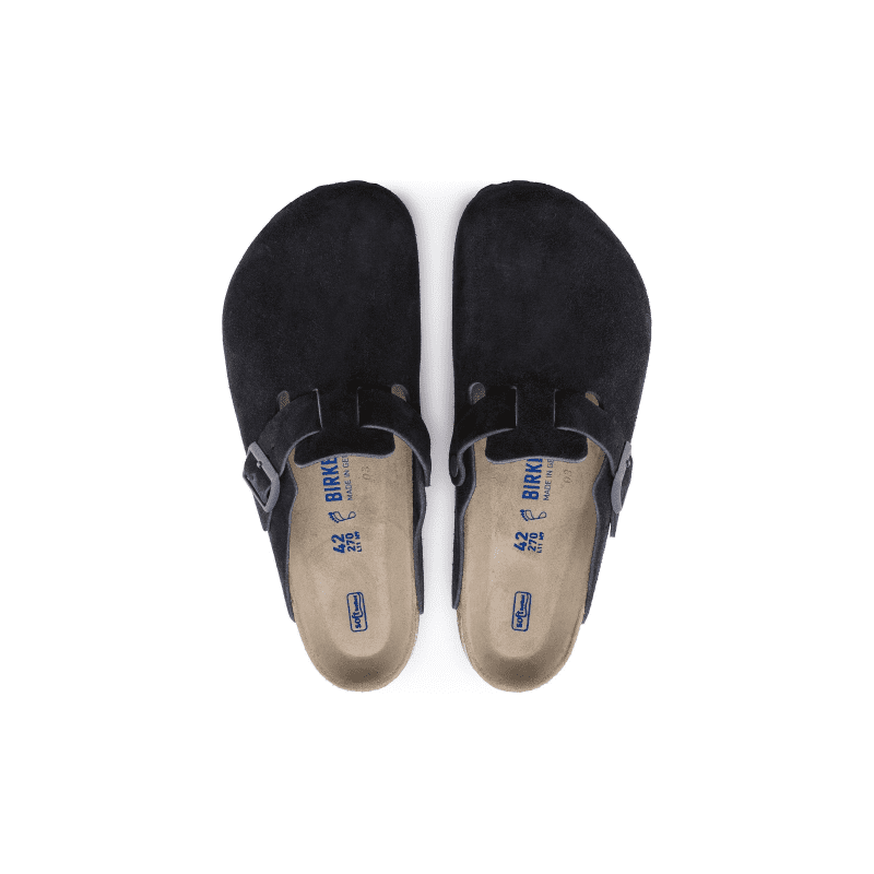 birkenstock u clogs boston suede midnight 30800191979543