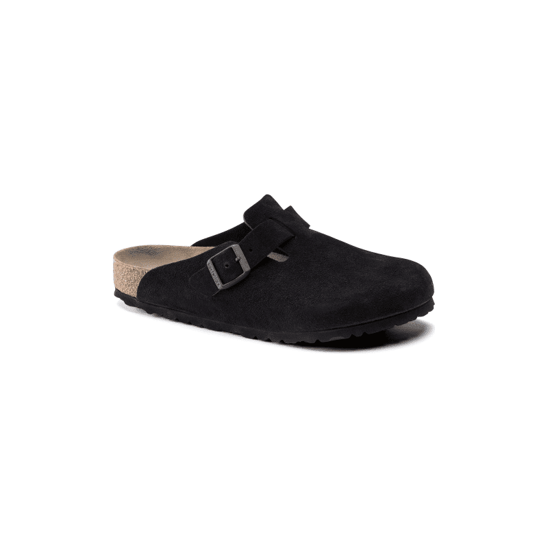 birkenstock u clogs boston suede midnight 30800192045079