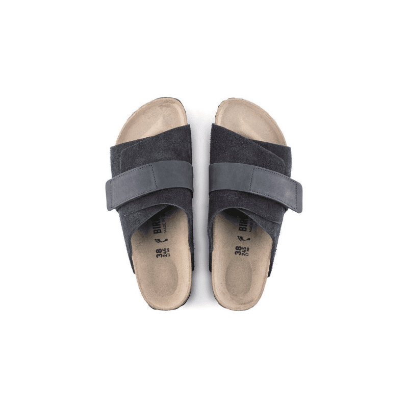 birkenstock u sandals kyoto suede midnight 30539821907991