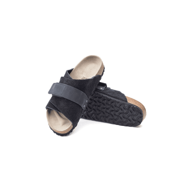 birkenstock u sandals kyoto suede midnight 30539821940759