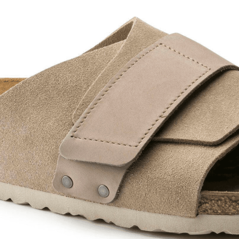 birkenstock u sandals kyoto suede taupe 30539819155479