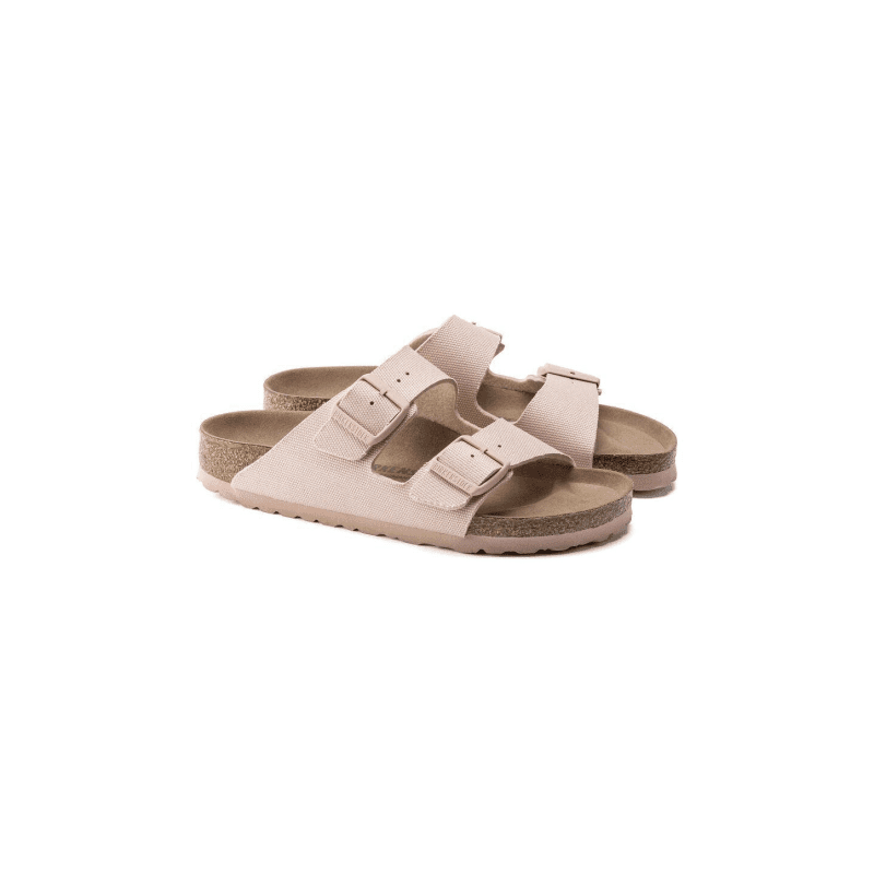 birkenstock w sandals arizona vegan canvas soft pink w 28871176323095