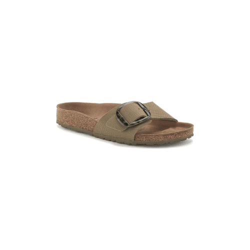 birkenstock w sandals madrid big buckle vegan faded khaki 30558829608983