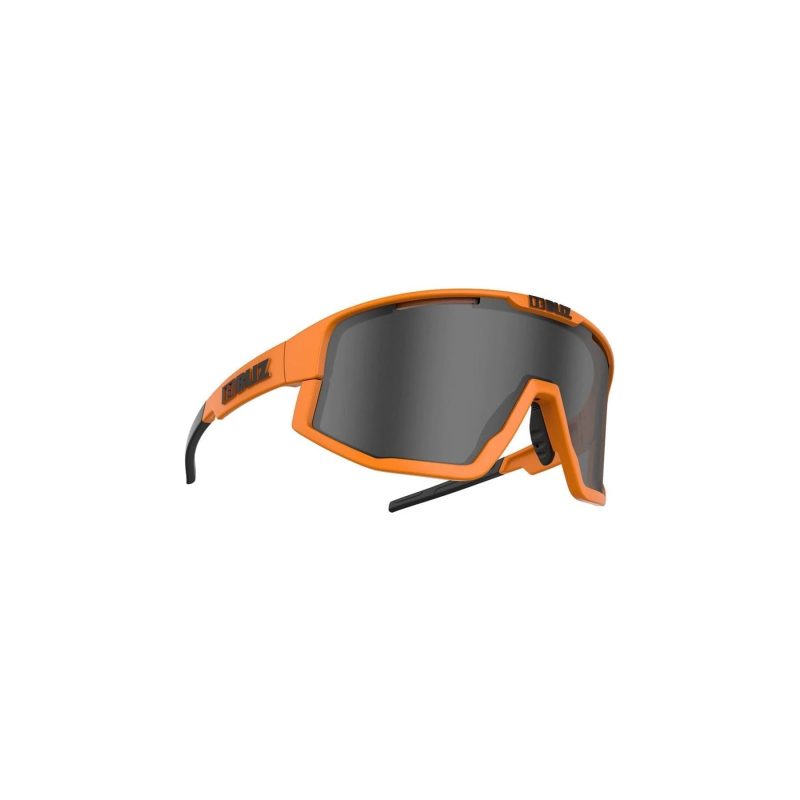 bliz u eyewear fusion neon orange frame smoke lens 28125223518231