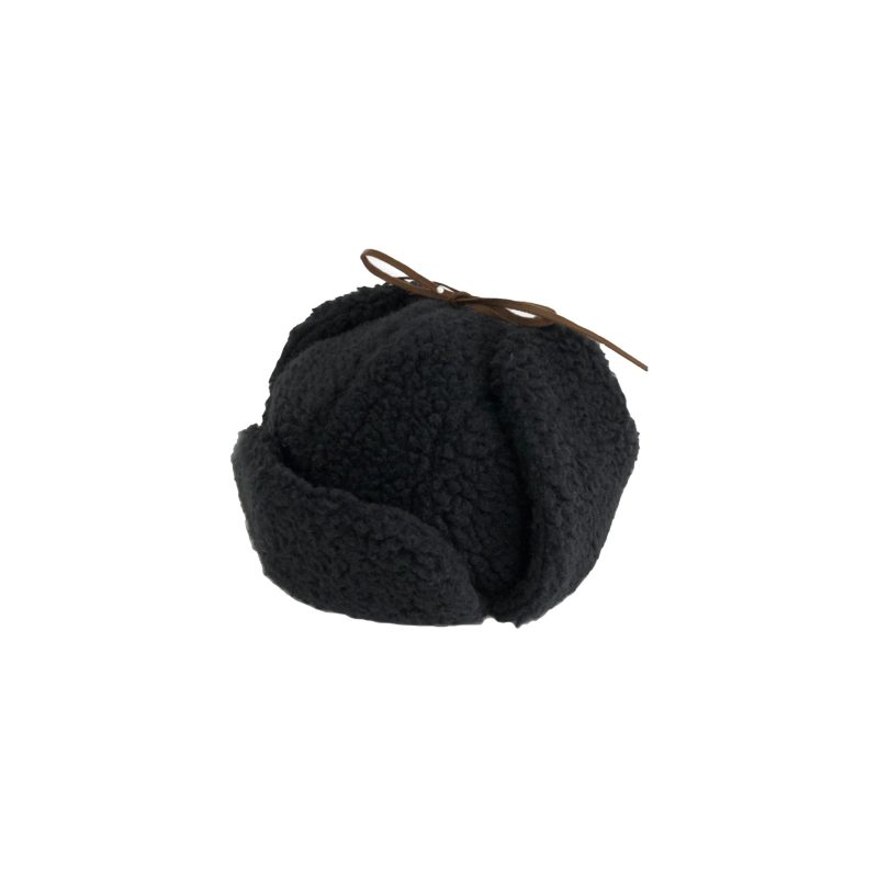 cableami winter hat boa aviator hat black 31031390896151