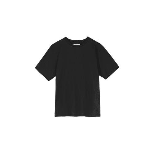 classic circular tee black