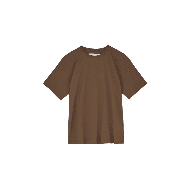 classic circular tee coffee