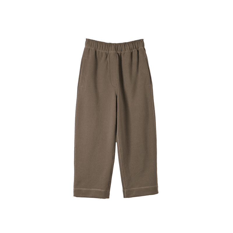 cropped track pant olive leaf