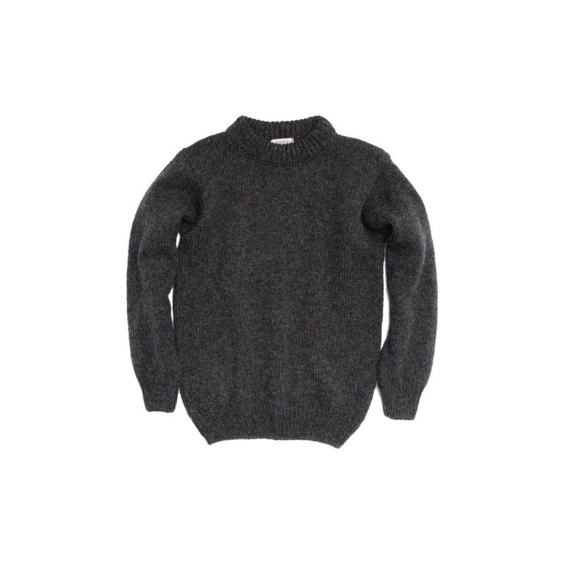 Devold M Sweaters X-Small Nansen Crew Neck, Anthracite