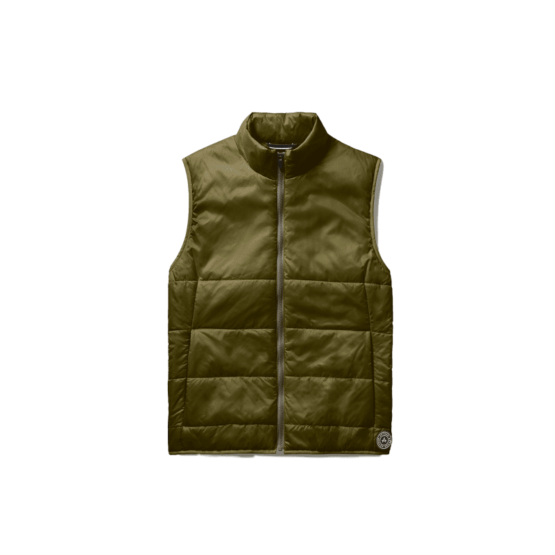 eco insulated vest command green