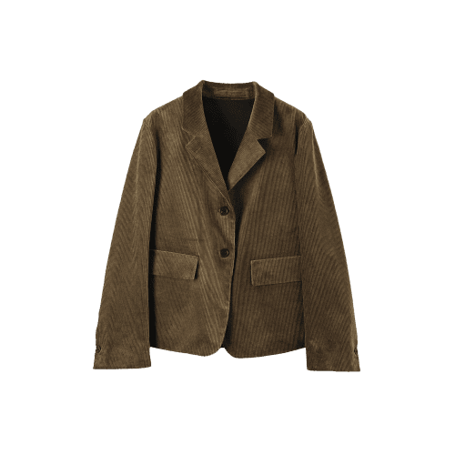 flap pocket blazer olive leaf