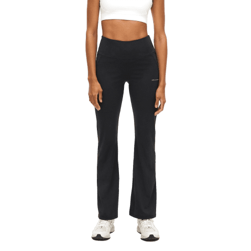 flattering high waist pants black m3