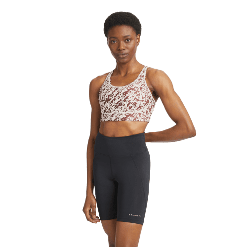 flattering sports bra micro beetle print m1