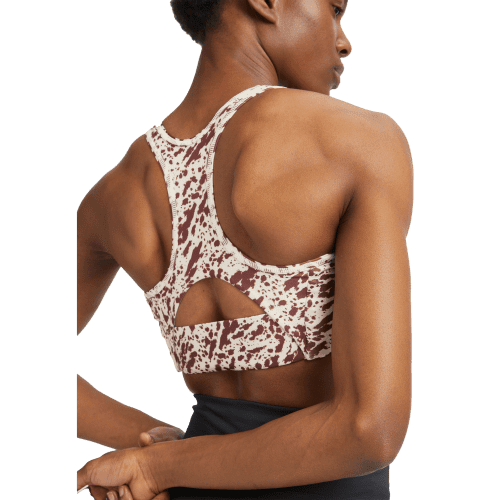 flattering sports bra micro beetle print m3