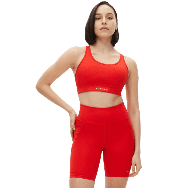 flattering sports bra red m1