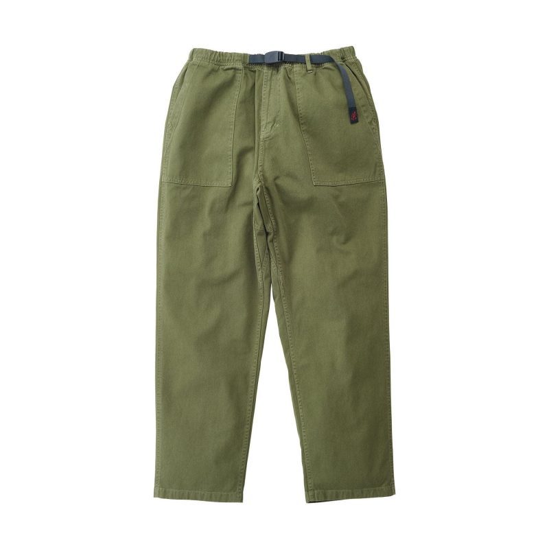 gramicci u pants loose tapered ridge pant olive 30809255280663