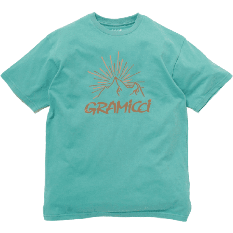 gramicci w t shirts mountain tee mint 13704583938071