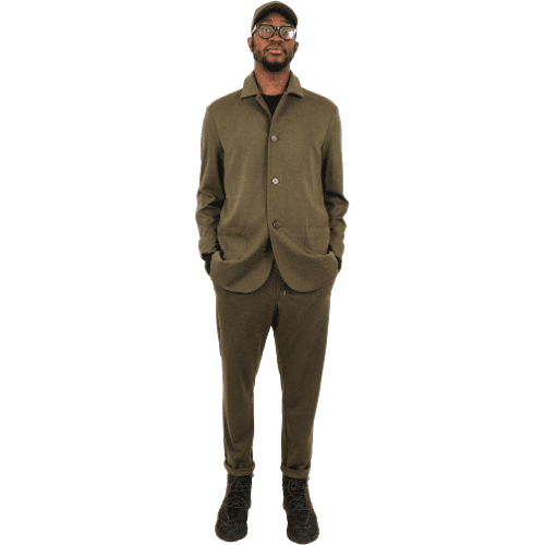 harris wharf m dress pant m trousers techno viscose moss green 30469041520663