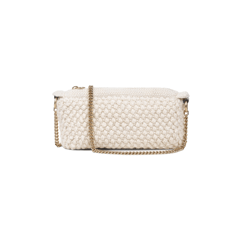 helen chain purse white