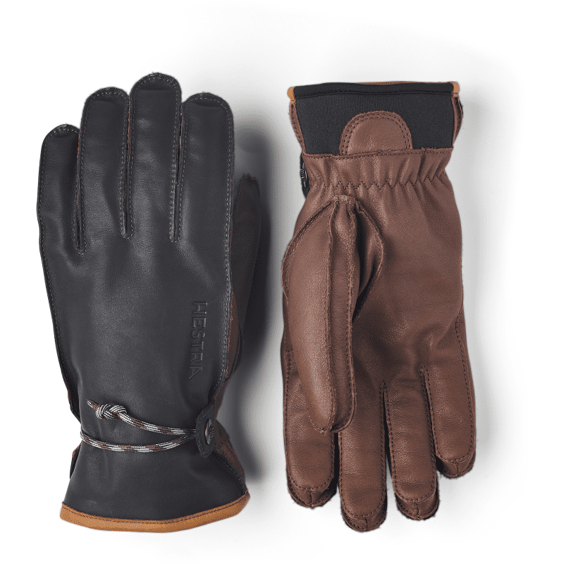 hestra fw23 ski gloves wakayama navy brown 30698981261335