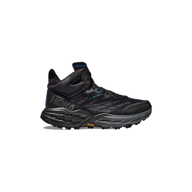 hoka m hiking boots m speedgoat 5 mid gtx black 30983960854551