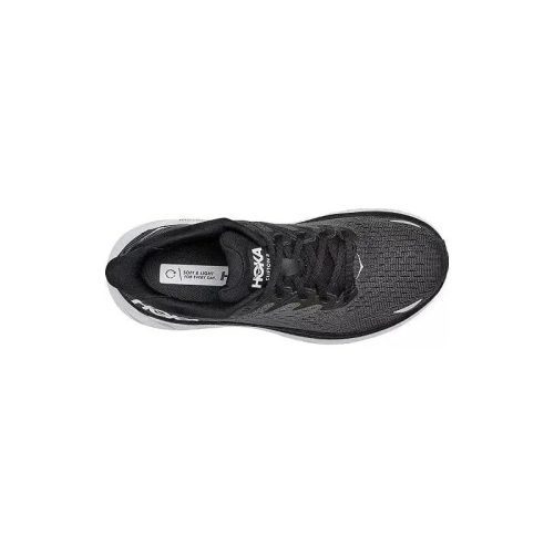 hoka w sneakers w clifton 8 black white 28760066064407