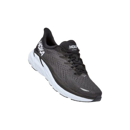 hoka w sneakers w clifton 8 black white 29425300602903