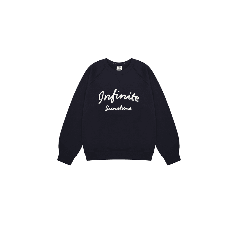 infinite sunshine sweatshirt navy