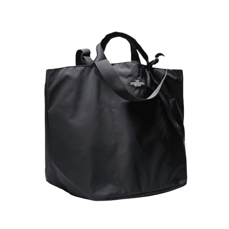 large double handle tote black 2