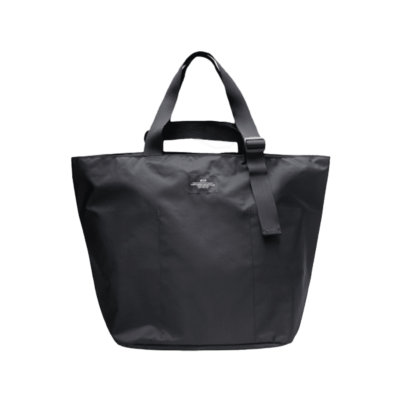 large double handle tote black