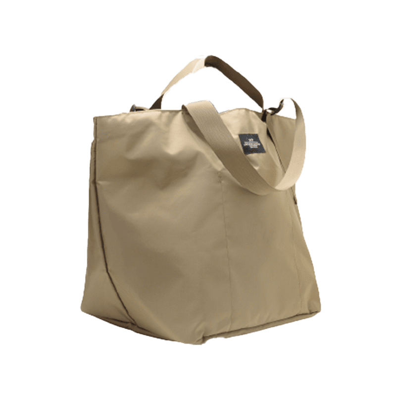 large double handle tote khaki 2