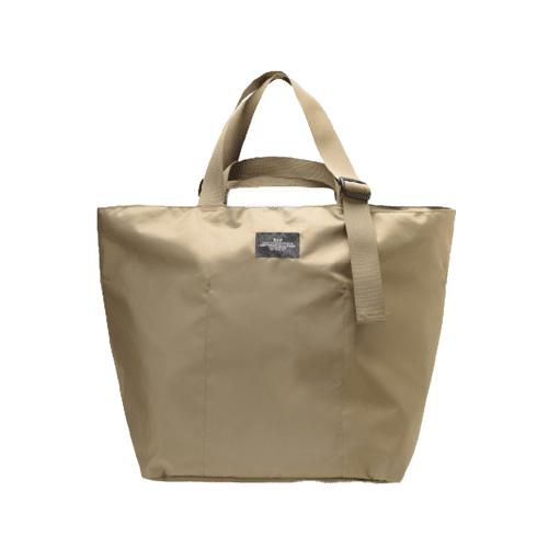 large double handle tote khaki