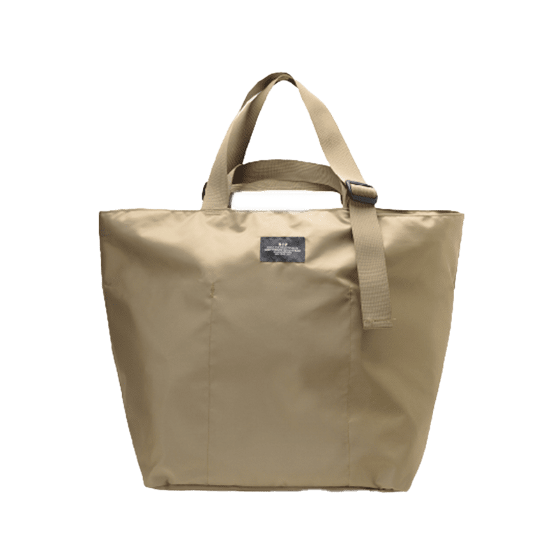 large double handle tote khaki