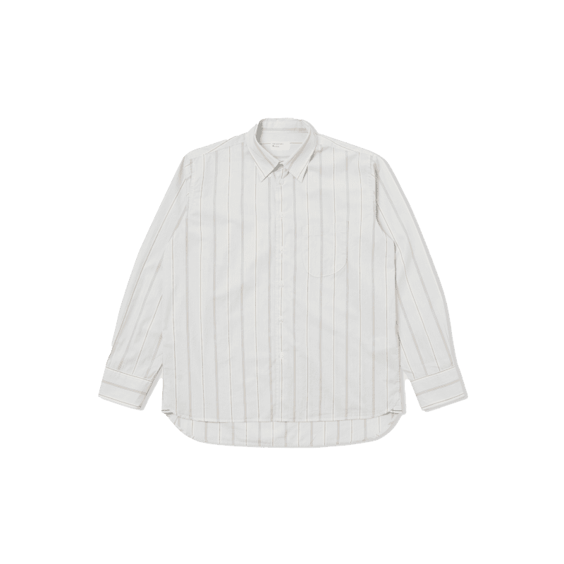 lazy day shirt ecru stripe