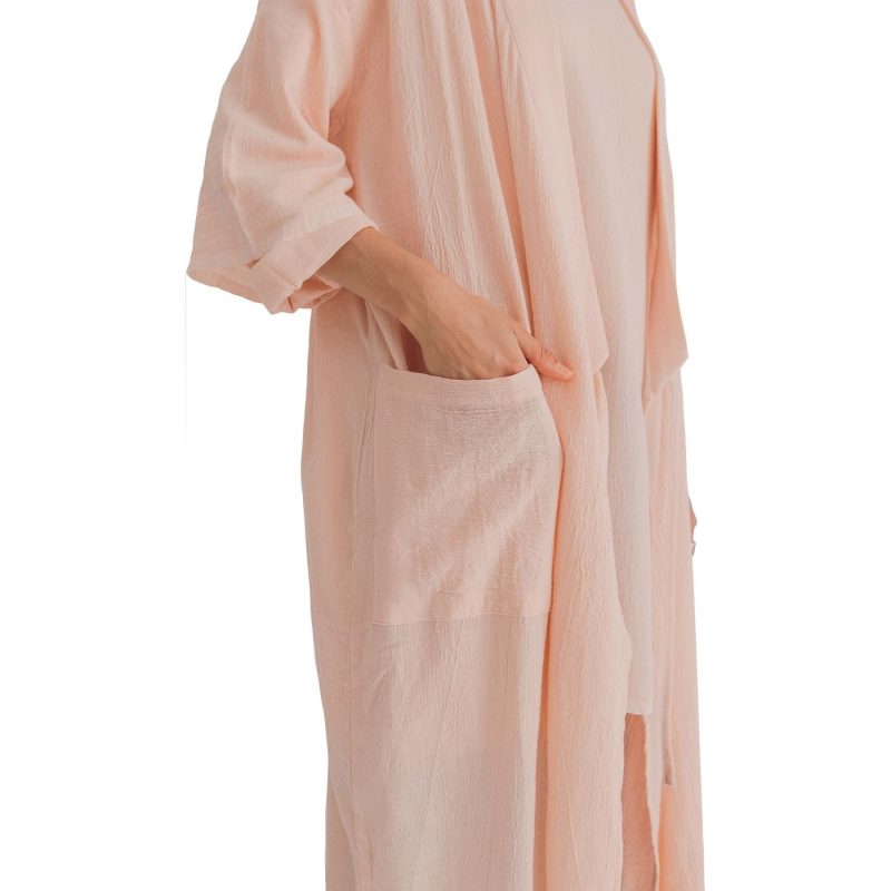 loomist dresses sile kimono dress blush 28153303138327