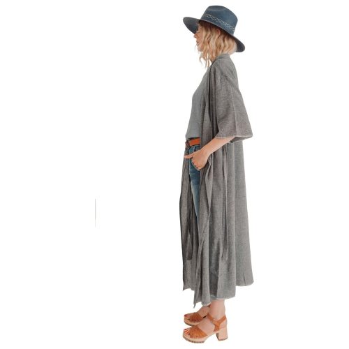 loomist dresses sile kimono dress charcoal 28153304350743