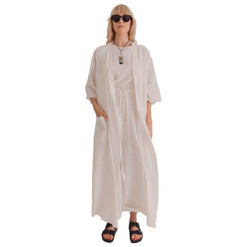 loomist dresses sile kimono dress off white 28153304973335