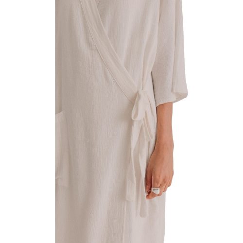 loomist dresses sile kimono dress off white 28153305071639