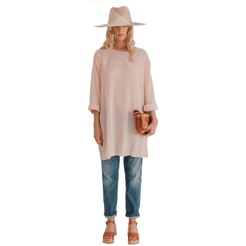 loomist dresses sile tunic blush 28153315819543