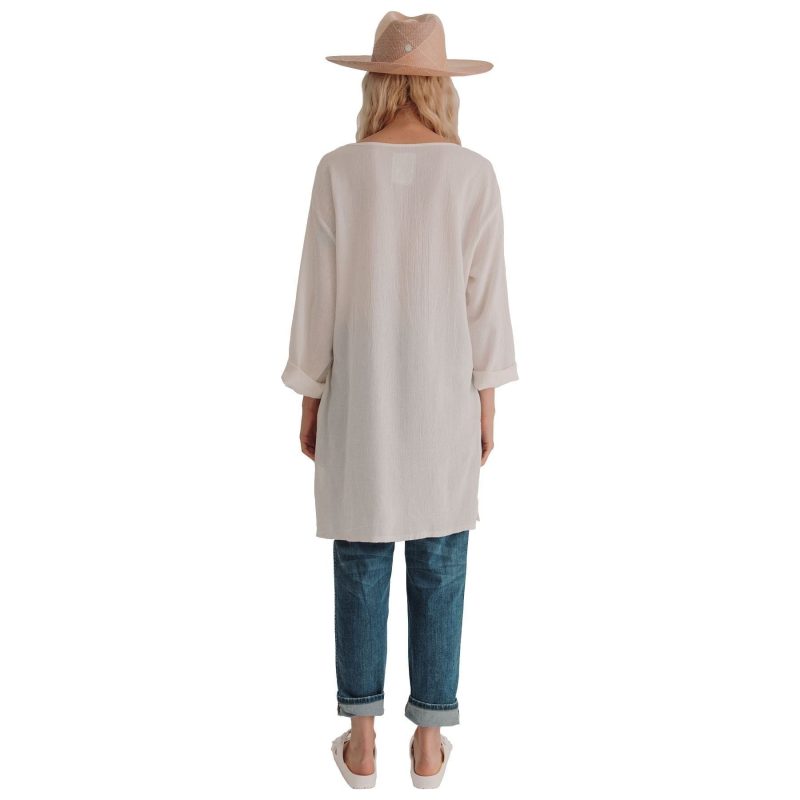 loomist dresses sile tunic off white 28153319292951