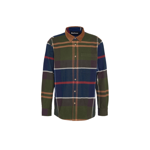 m bushlane oversized tartan shirt